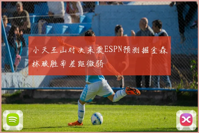 小天王山对决来袭ESPN预测掘金森林狼胜率差距微弱